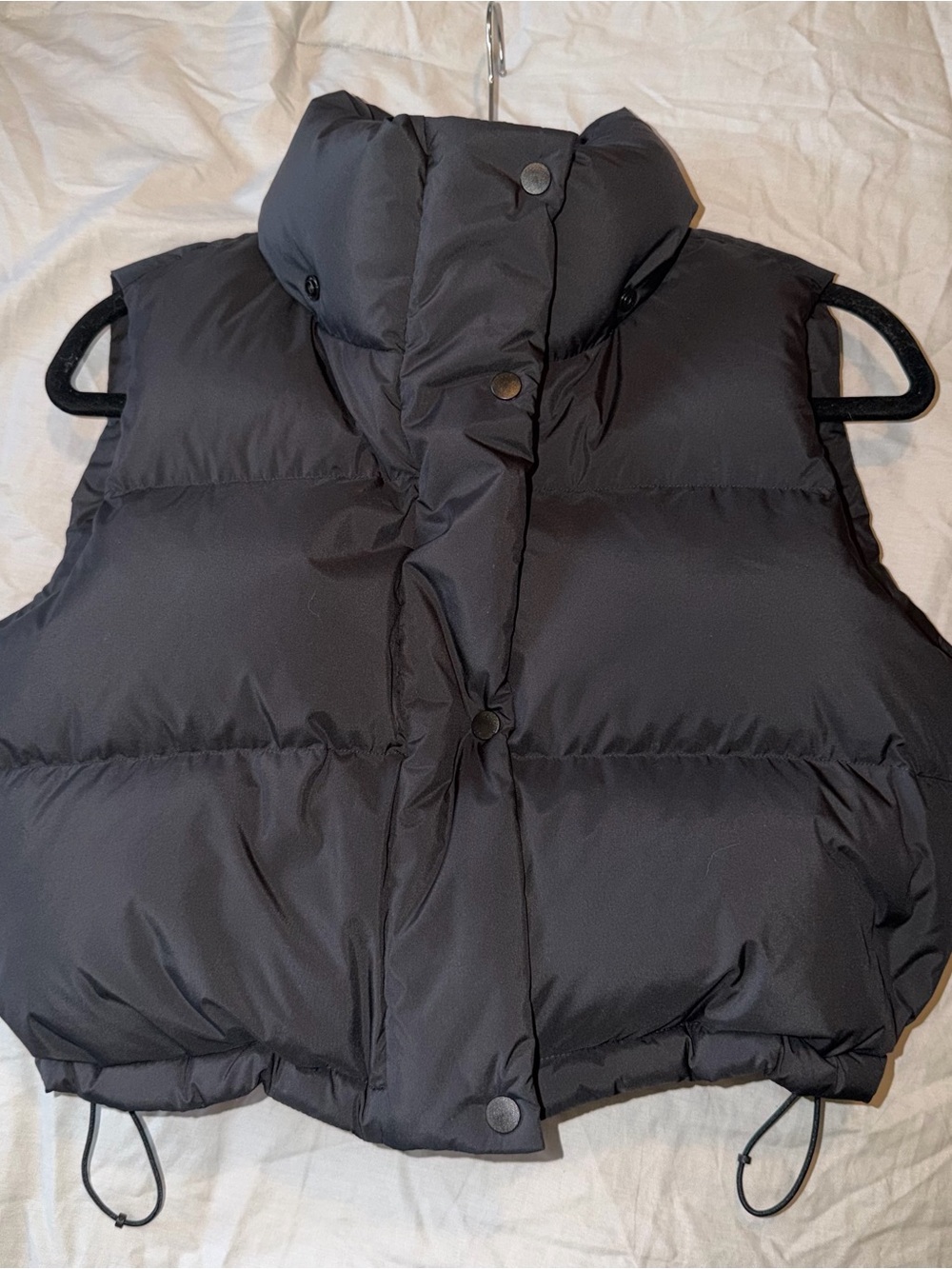 Lululemon Wunder Puff Super-Cropped Vest black